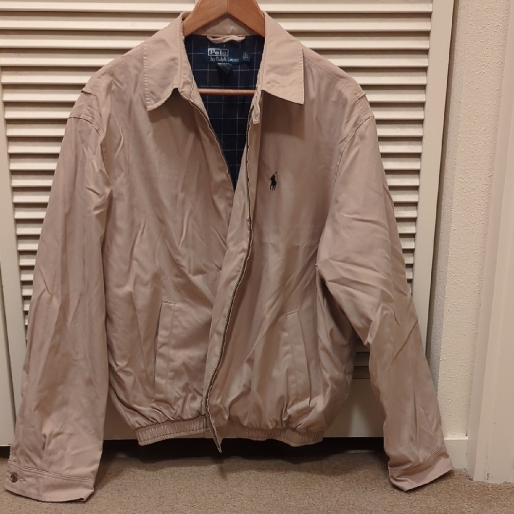 Men's Beige Polo by Ralph Lauren Jacket